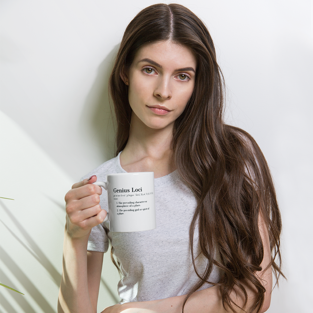 Genius Loci - White glossy mug